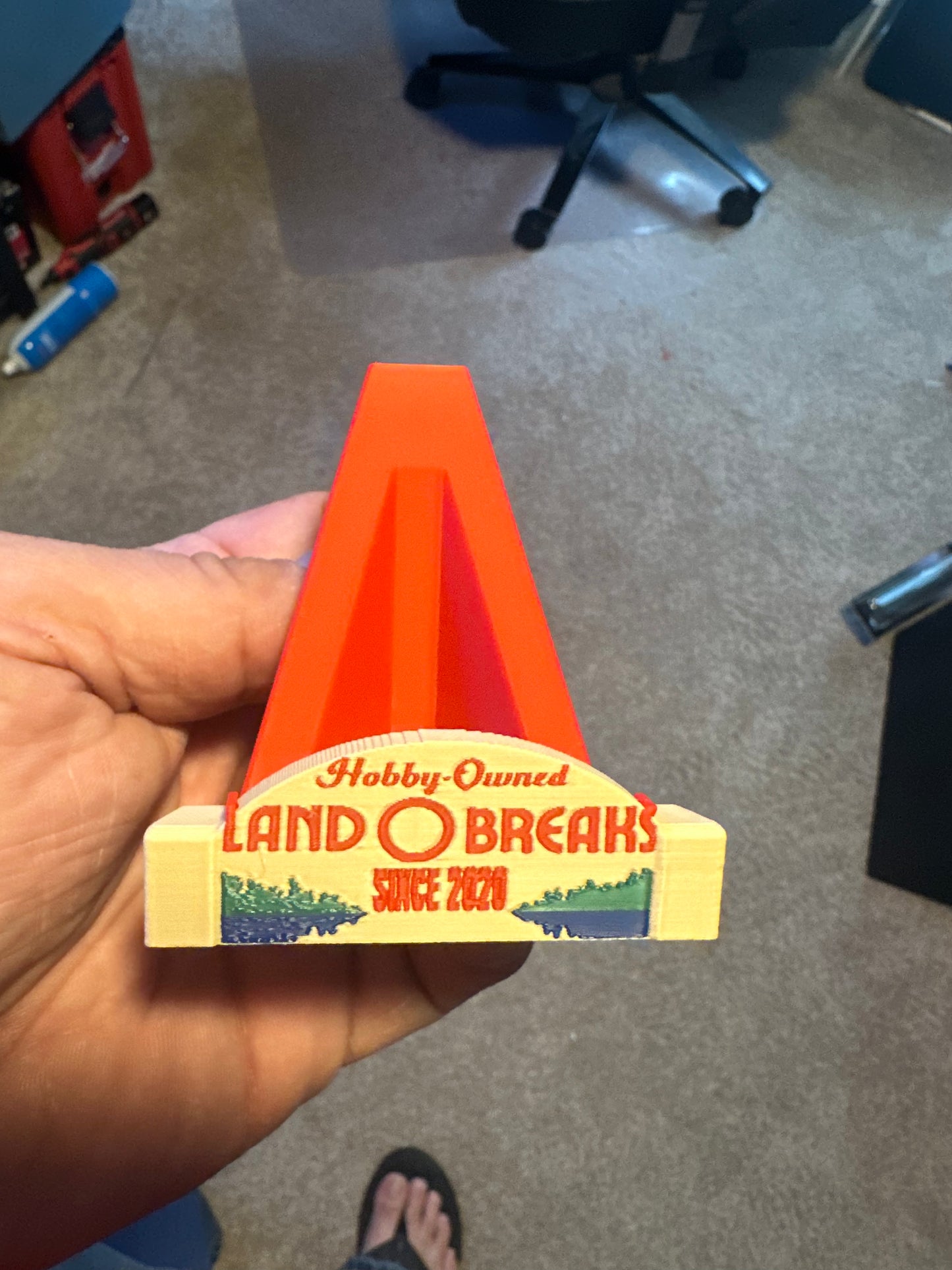 3D Printed Logo Card Stands- Help your business stand out!