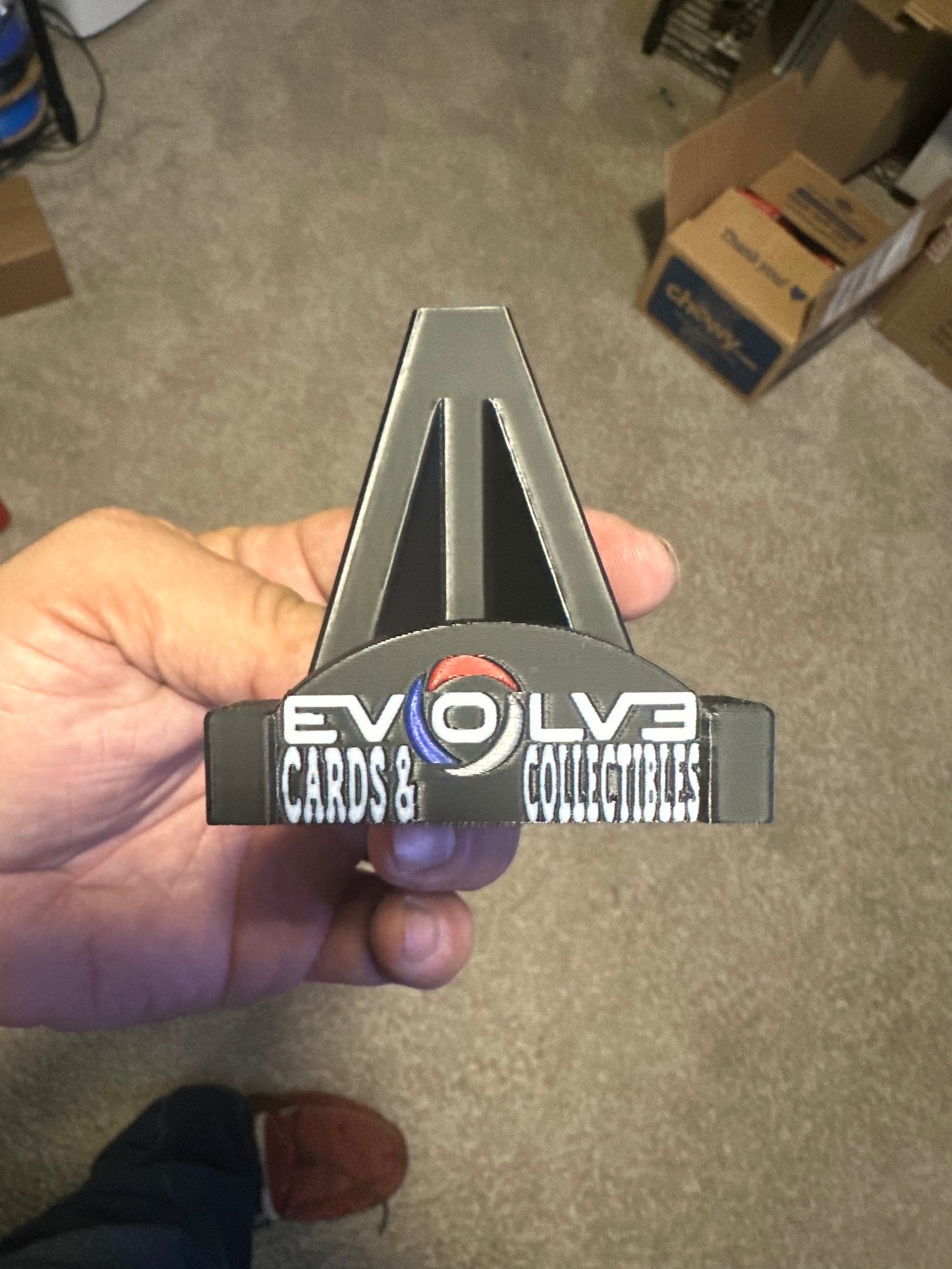 3D Printed Logo Card Stands- Help your business stand out!