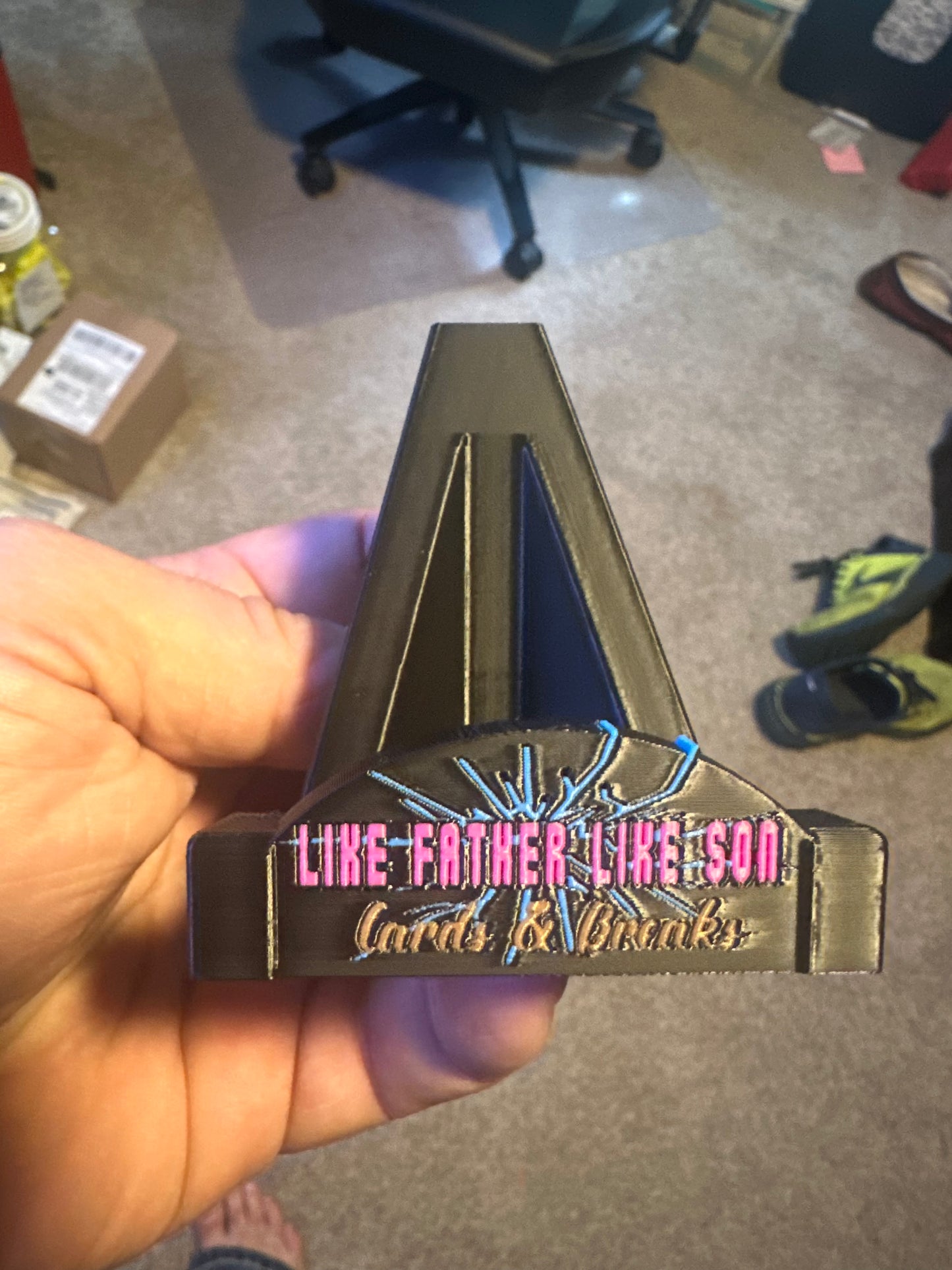 3D Printed Logo Card Stands- Help your business stand out!