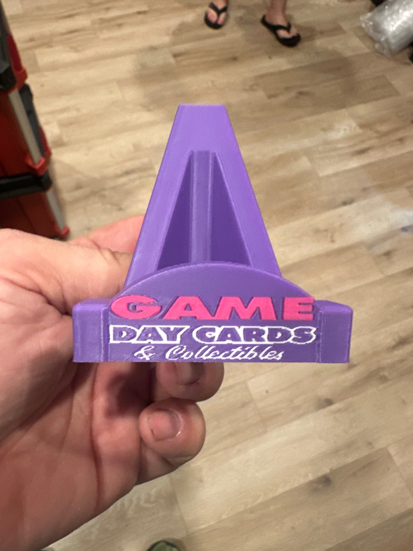 3D Printed Logo Card Stands- Help your business stand out!