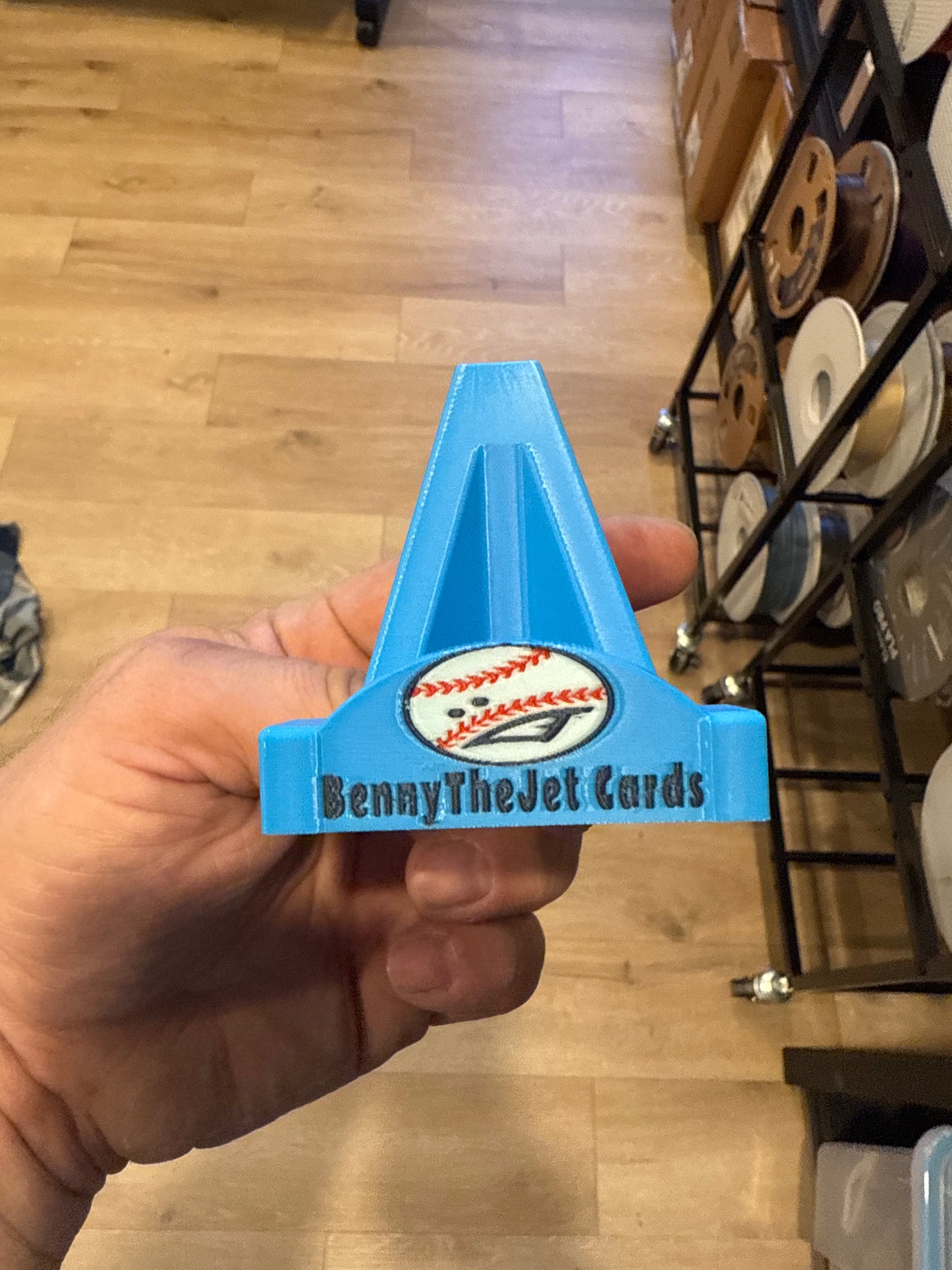 3D Printed Logo Card Stands- Help your business stand out!