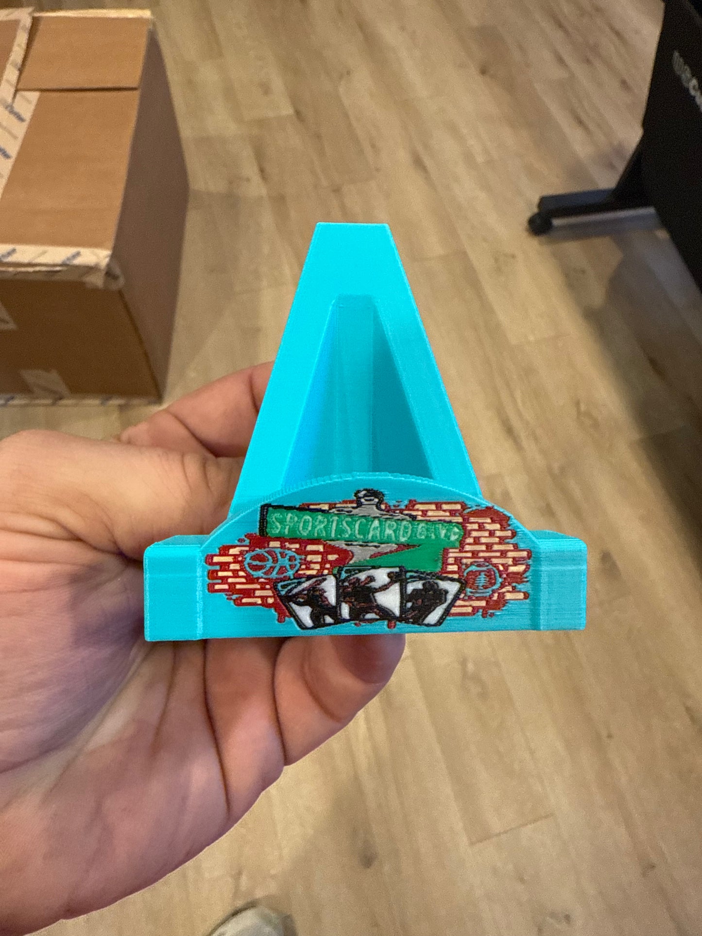 3D Printed Logo Card Stands- Help your business stand out!