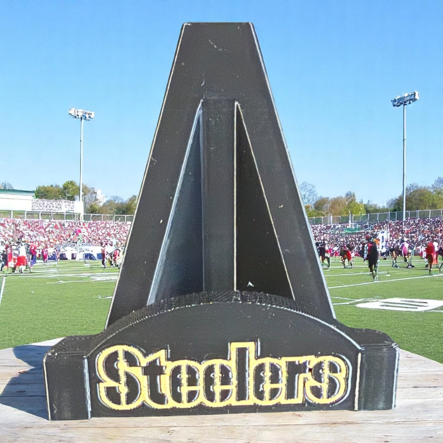 3D printed Pittsburgh Steelers card stand NFL