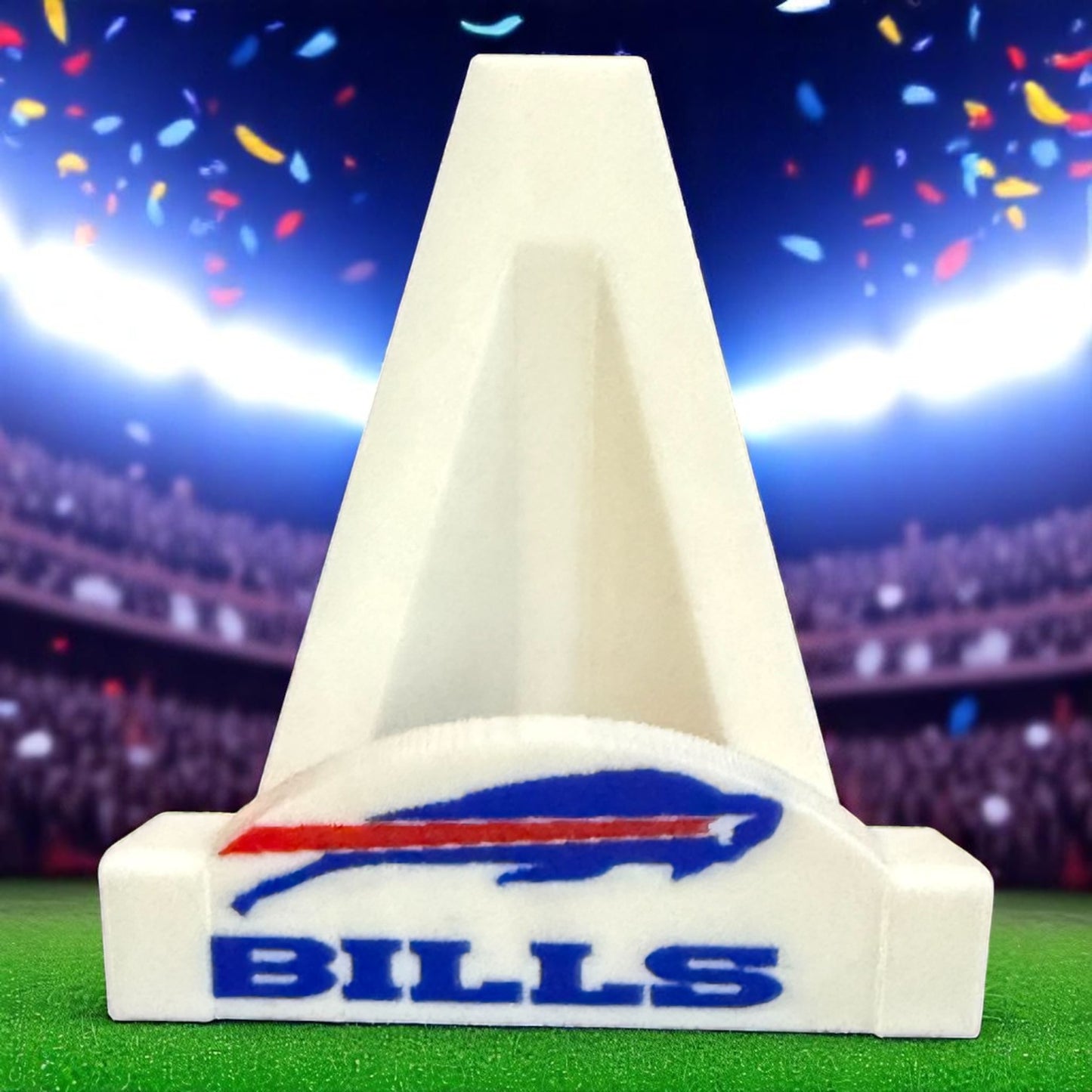 3D printed Buffalo Bills card stand NFL
