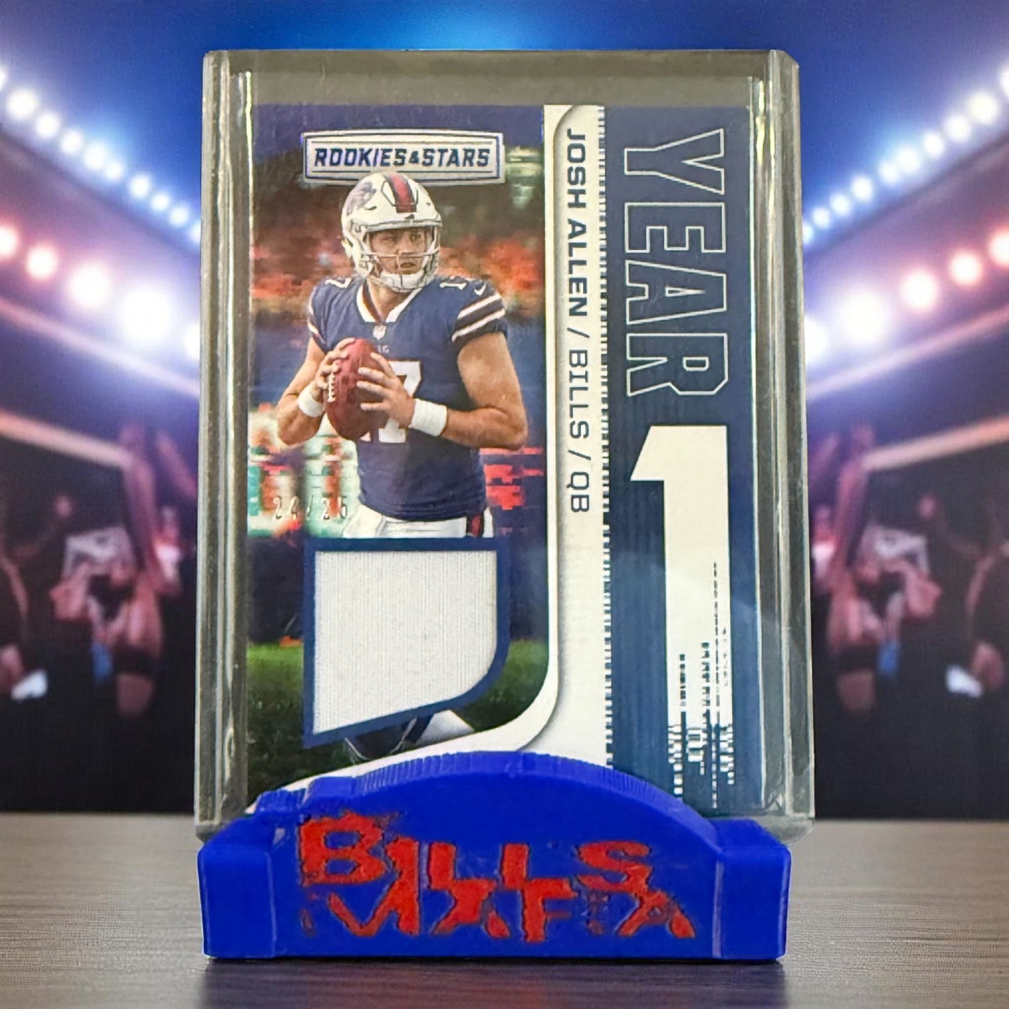 3D printed Buffalo Bills card stand NFL