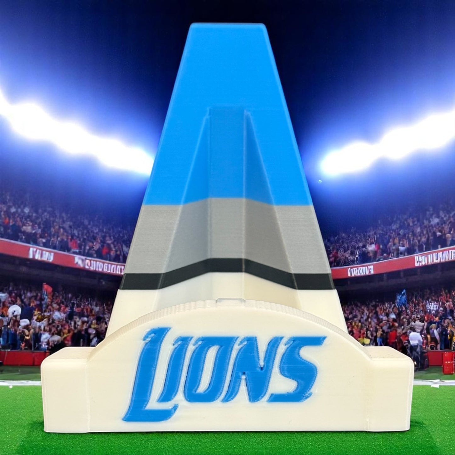 3D printed Detroit Lions card stand NFL