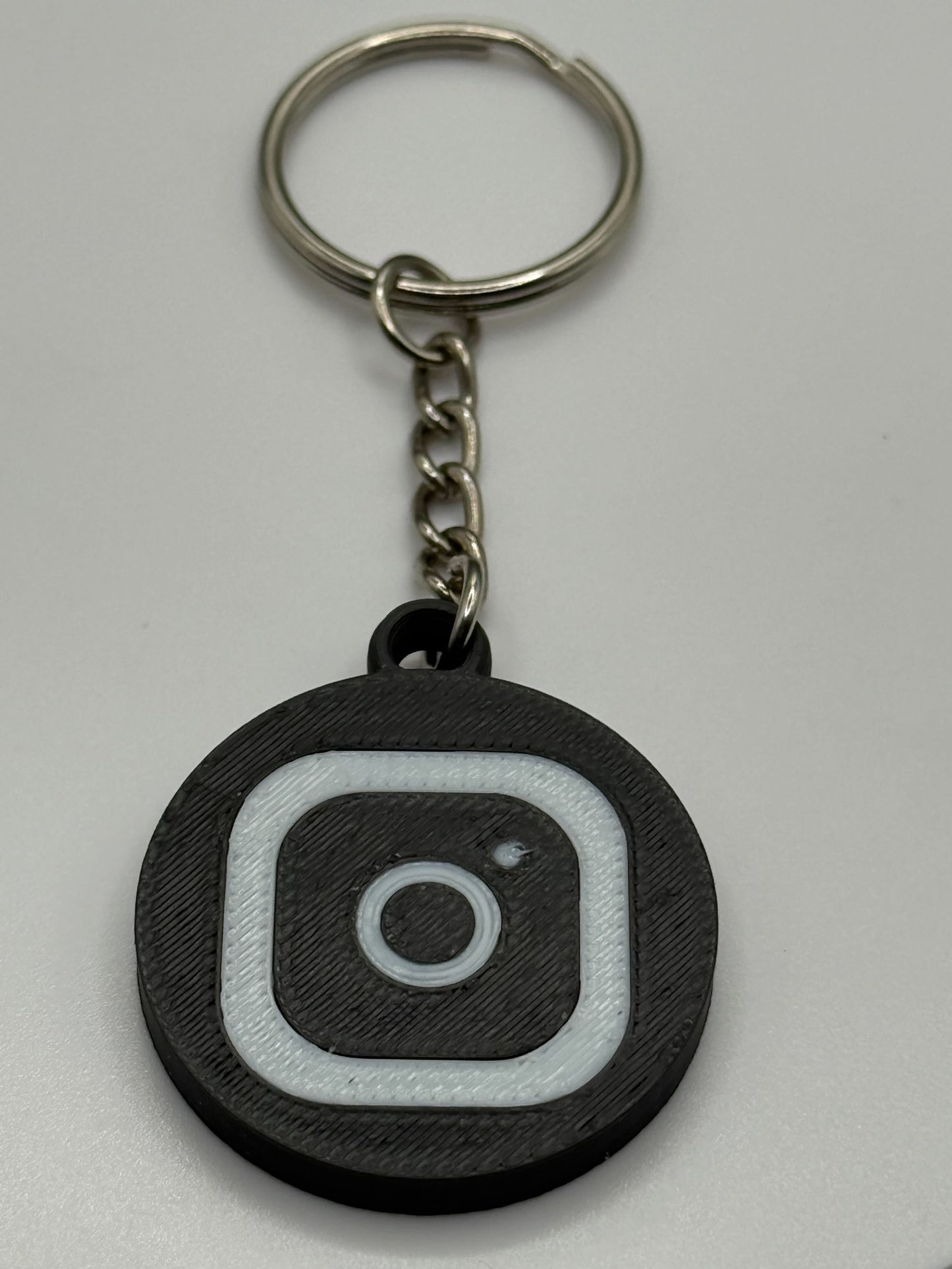 3D printed Instagram scannable keychain (NFC tag) - Help get followers easy!