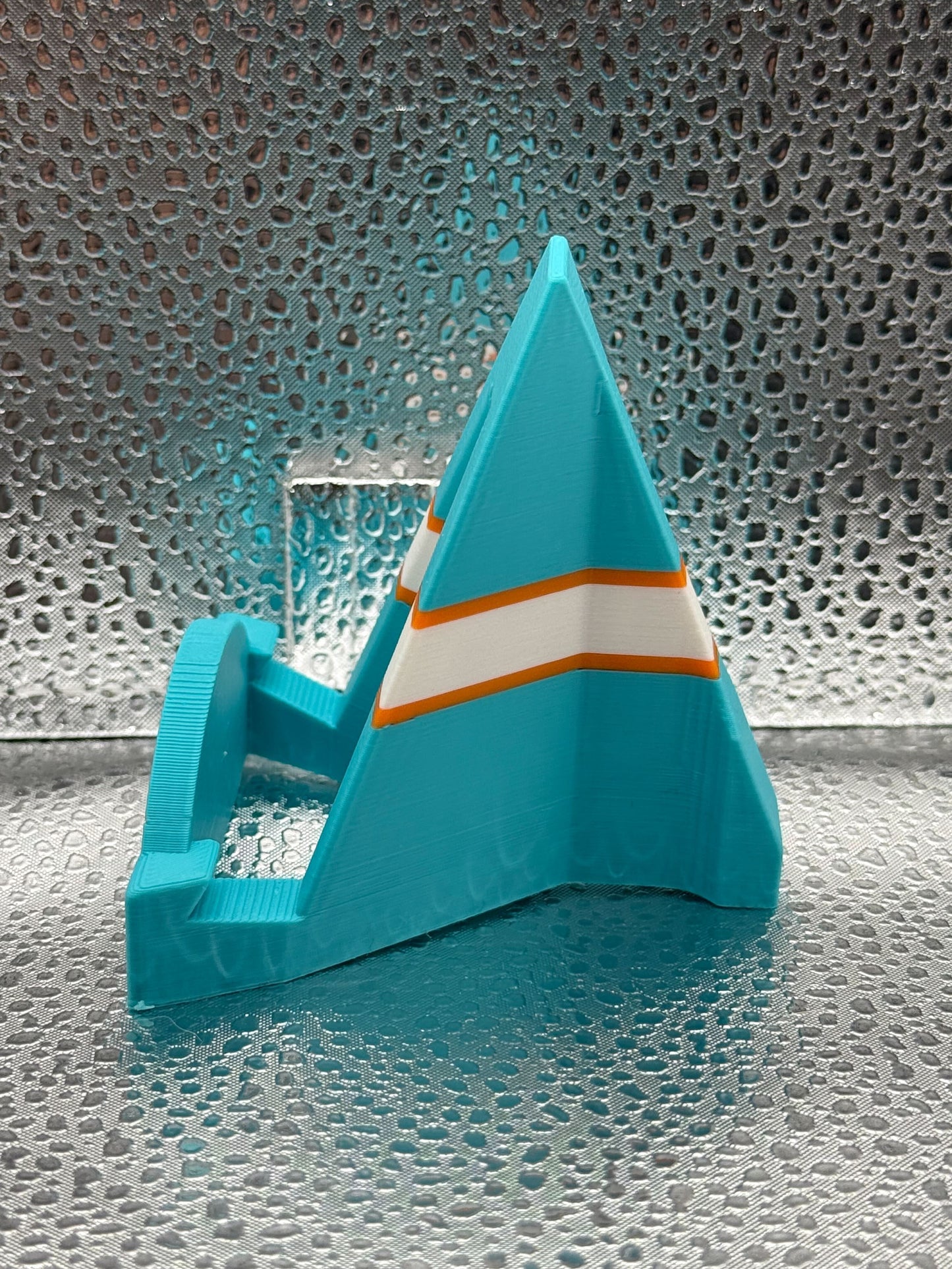 3D printed Miami Dolphins card stand NFL