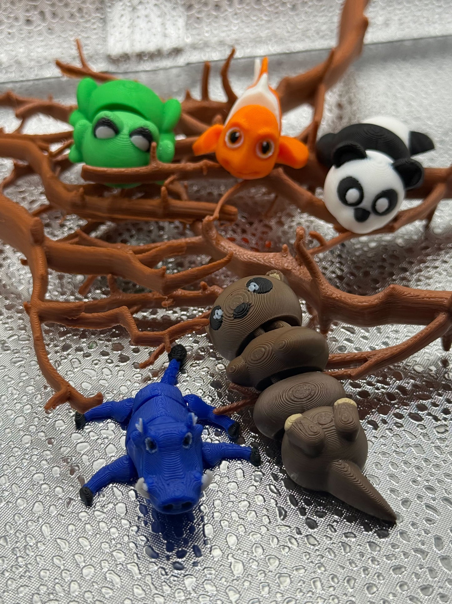 3D Printed Articulated Panda - So cute it causes panda-monium!