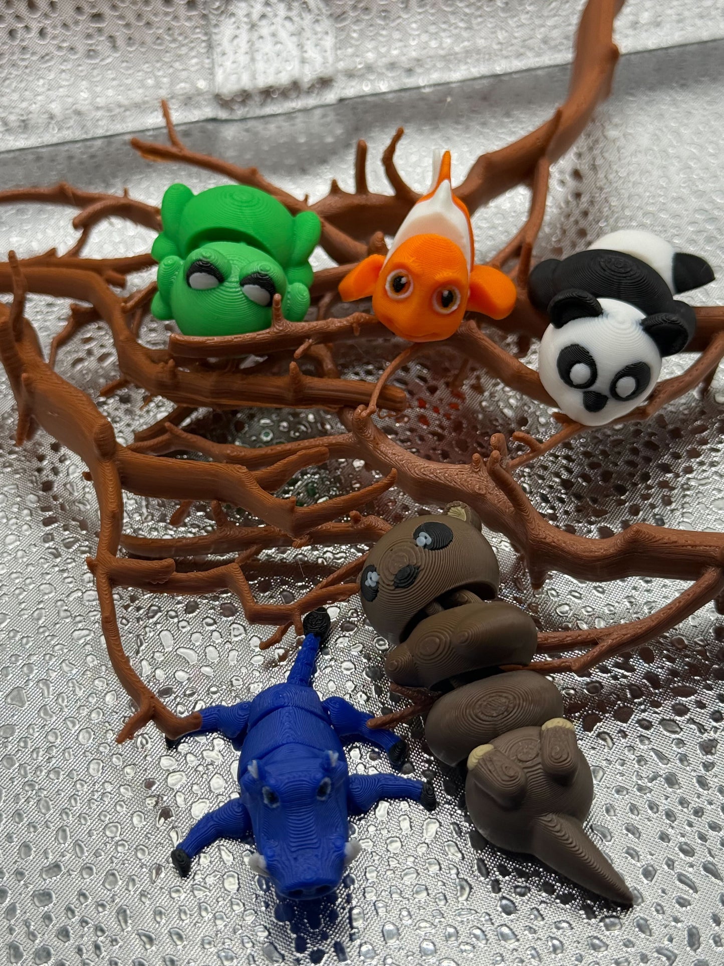 3D Printed Articulated Panda - So cute it causes panda-monium!