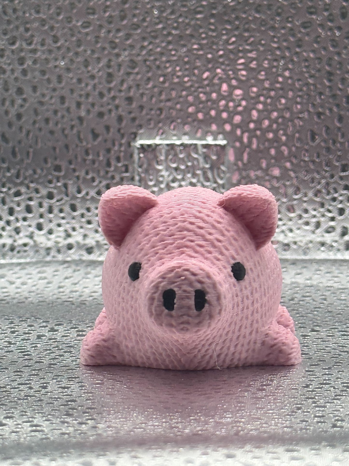 3D Printed Knitted Pig - Oinking all the way home