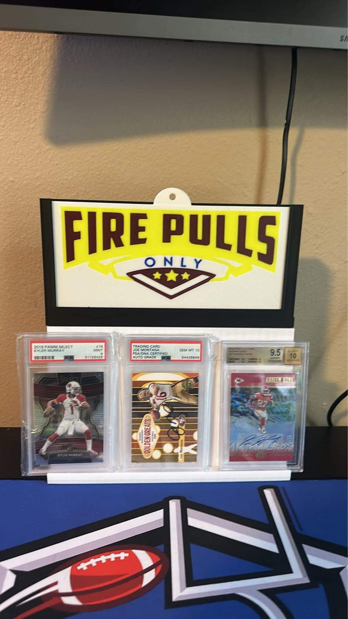3D Printed Stadium Card Display System - Multiple Configurations