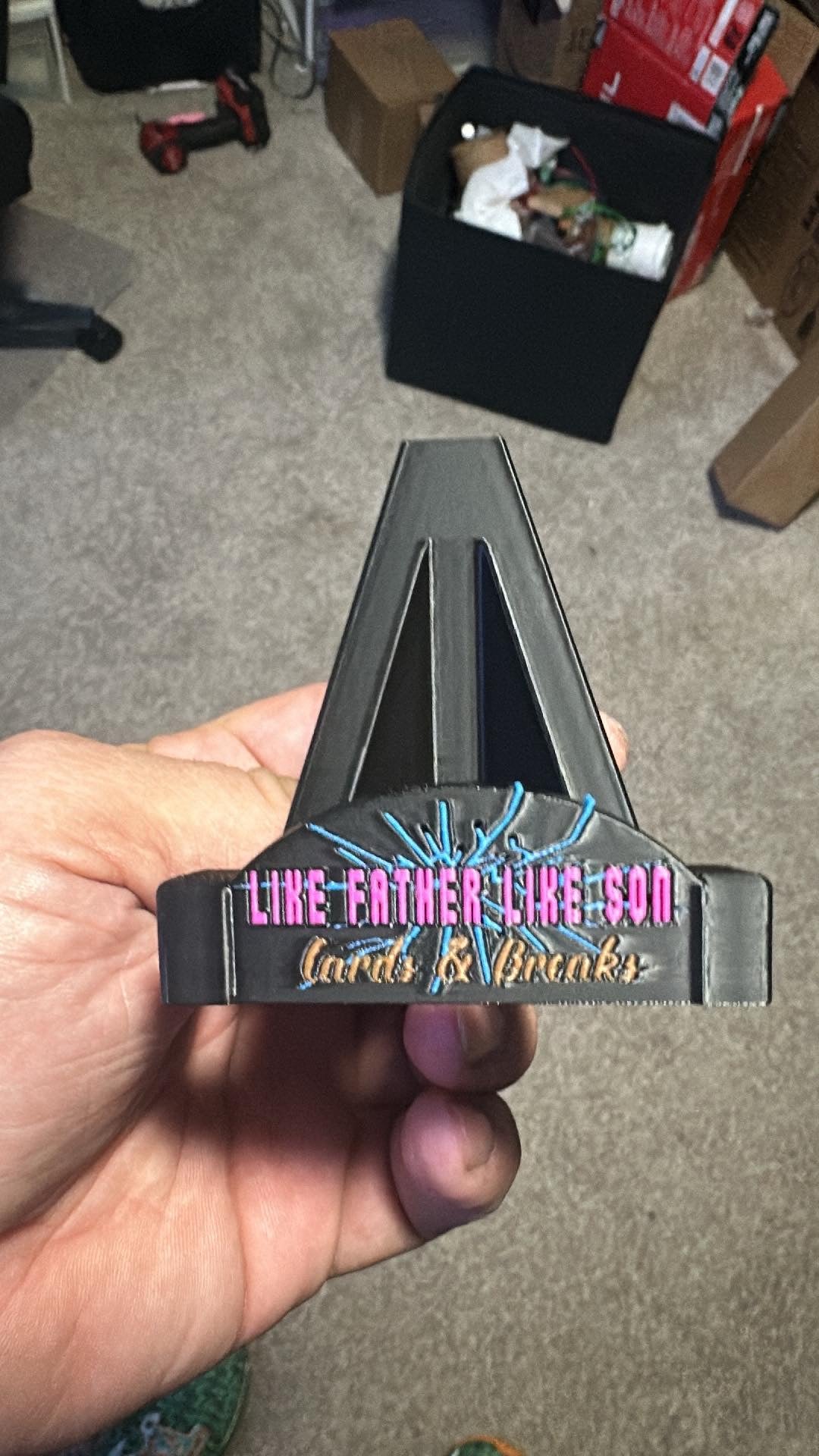 3D Printed Logo Card Stands- Help your business stand out!