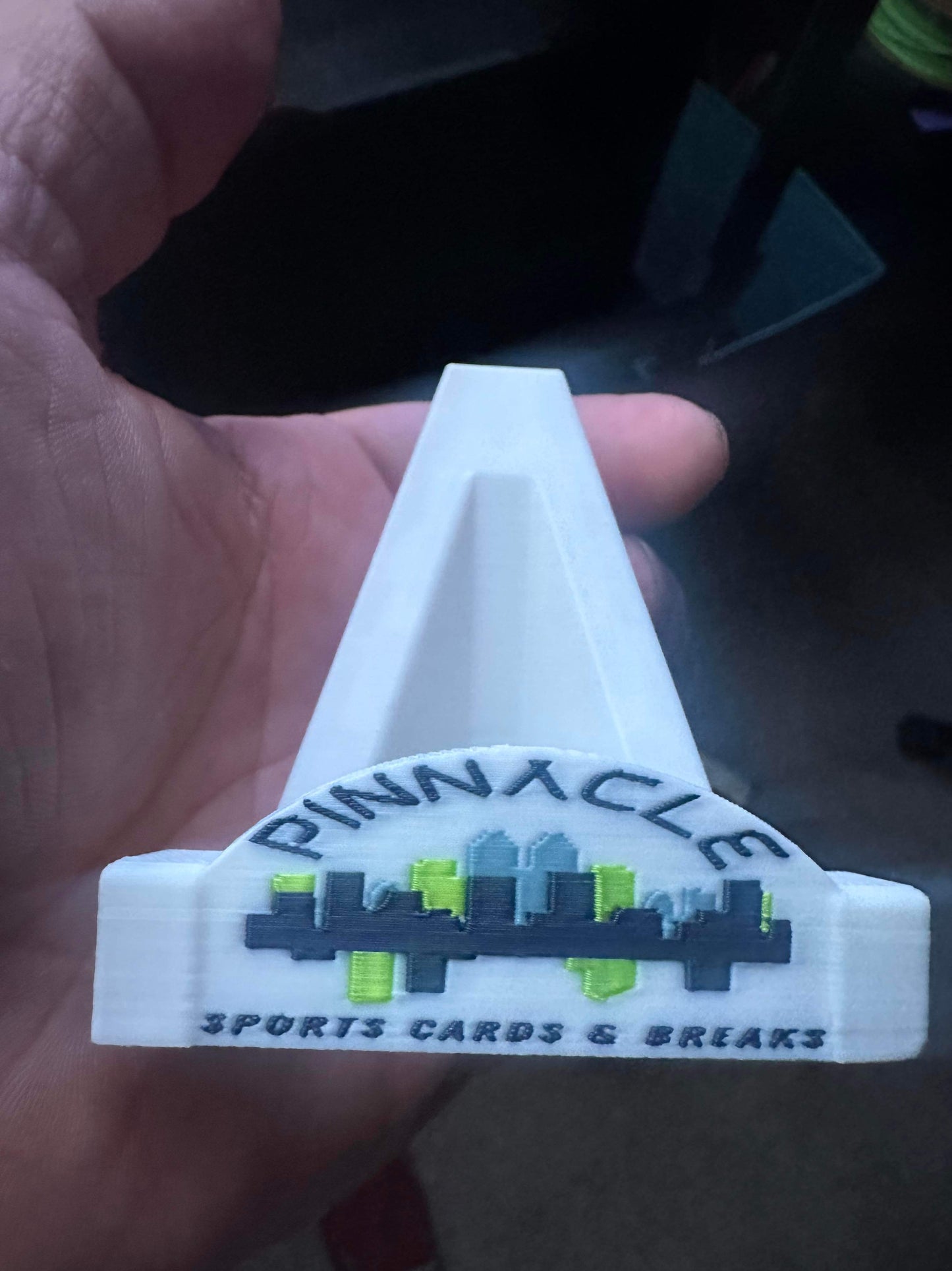 3D Printed Logo Card Stands- Help your business stand out!