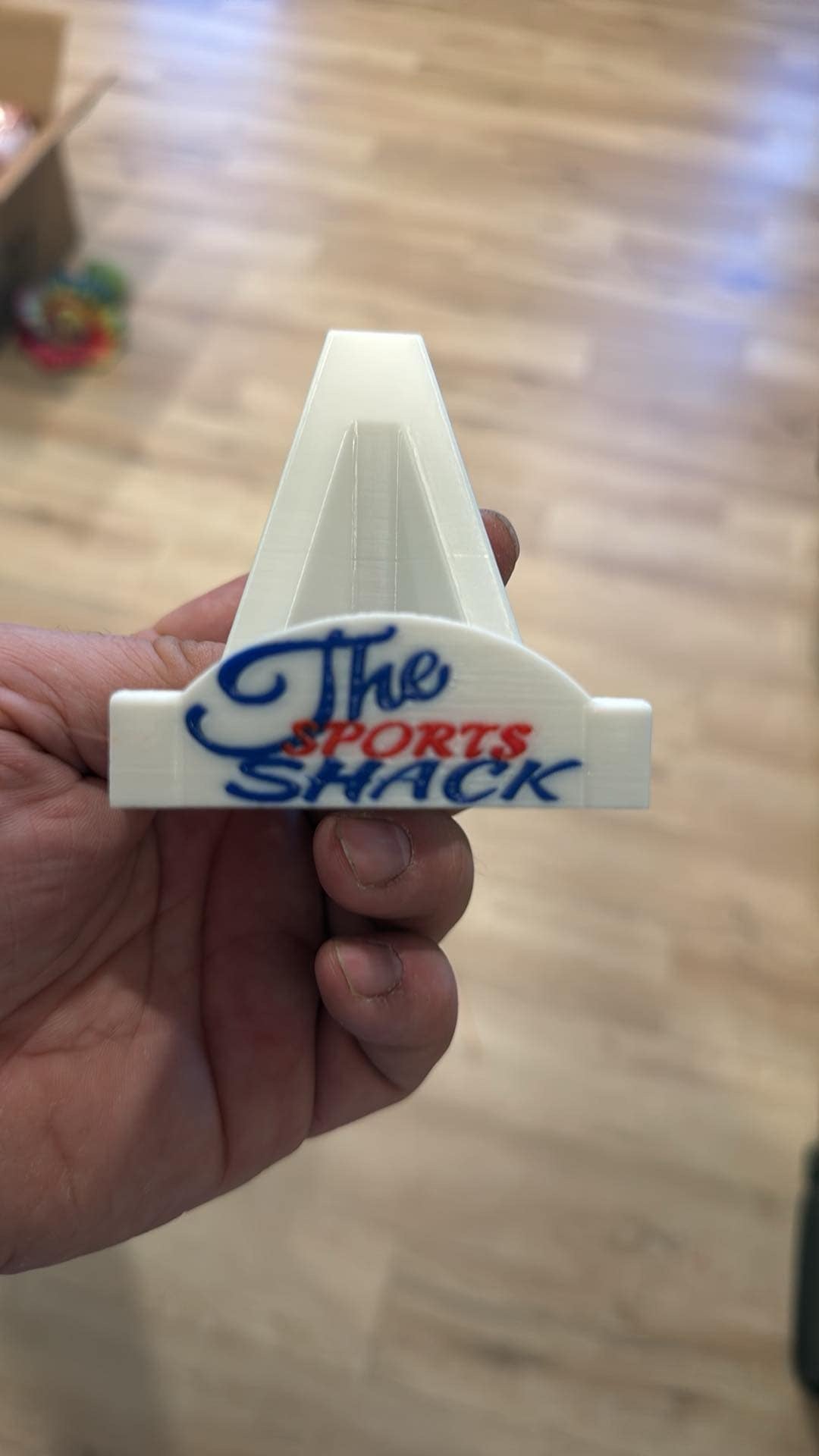 3D Printed Logo Card Stands- Help your business stand out!