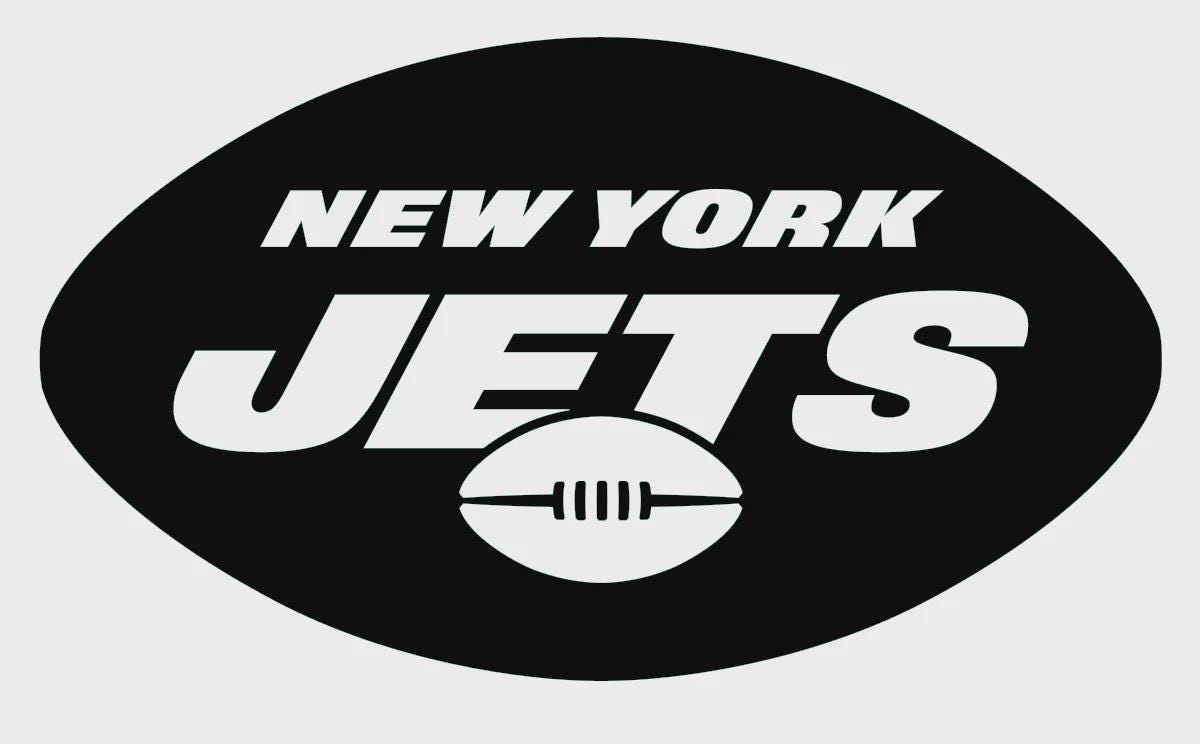 Vinyl Decal Car Truck Sticker Wall NFL Football - New York Jets Logo