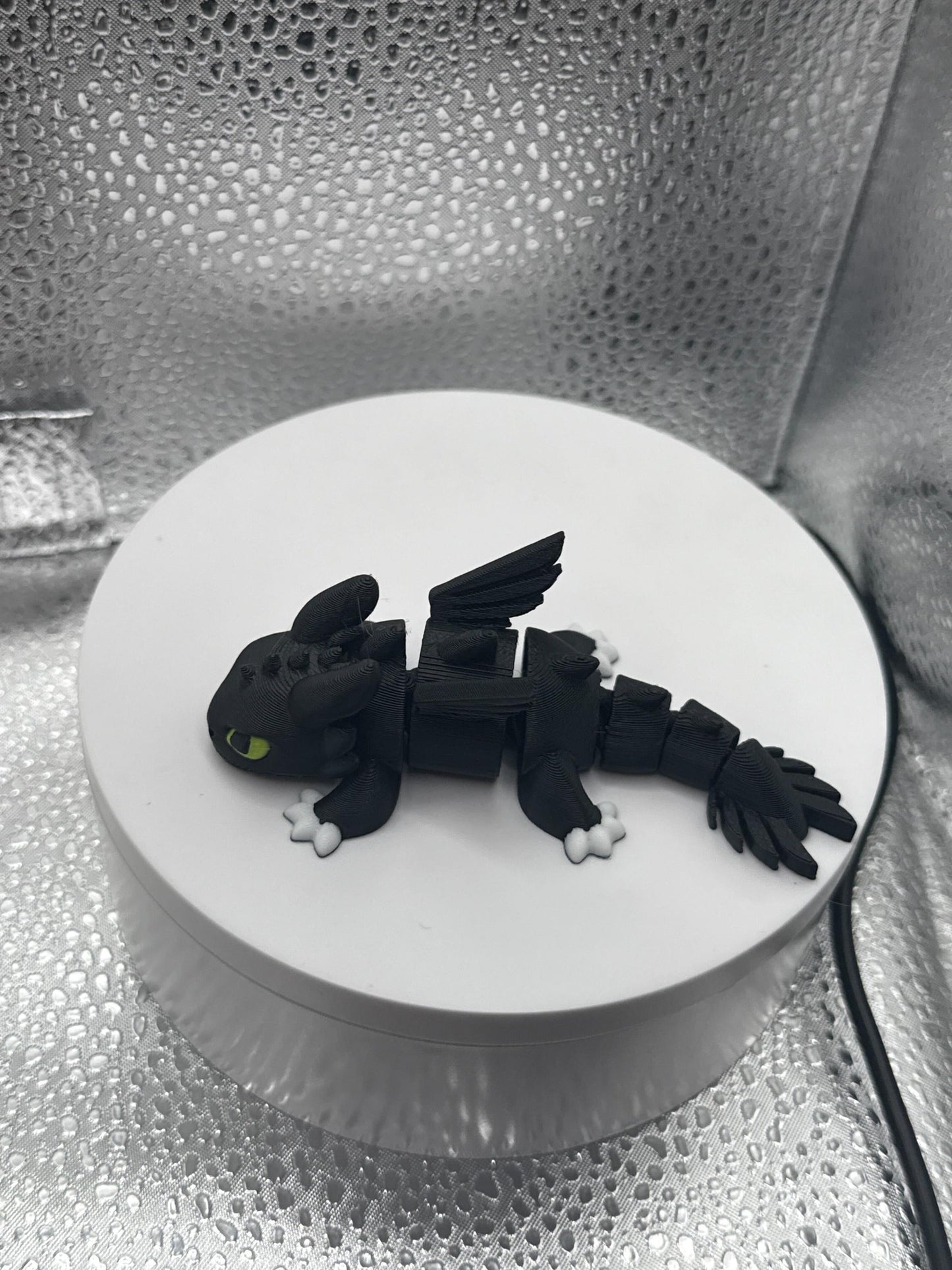 3D Printed Articulated Dragon With Wings