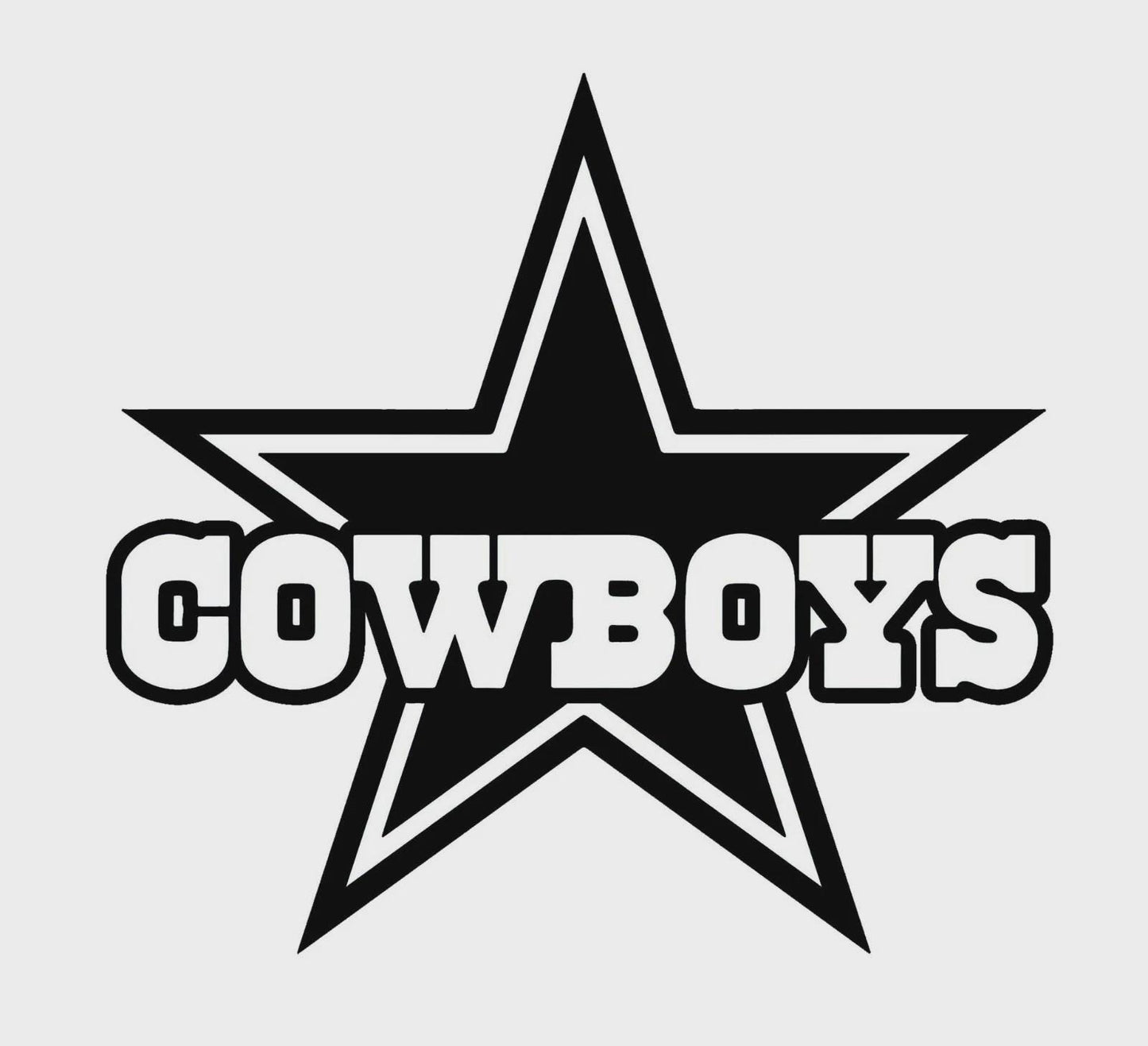 Vinyl Decal Car Truck Sticker Wall NFL Football - Dallas Cowboys