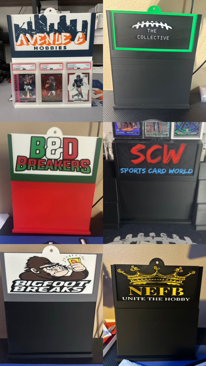 3D Printed Stadium Card Display System - Multiple Configurations