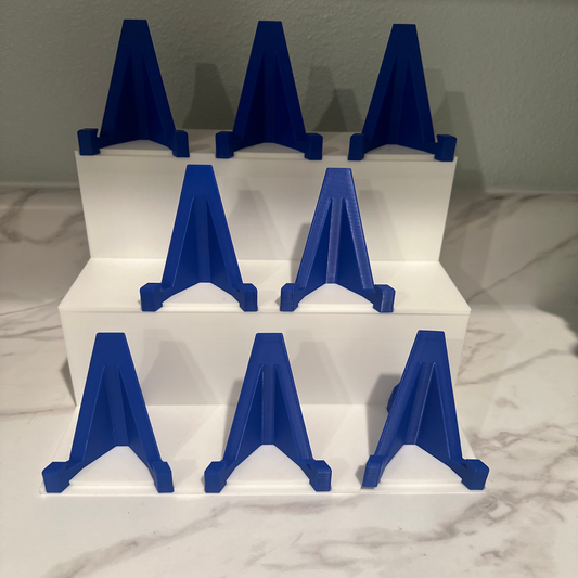 3D Printed Bleacher Card Display System - Multiple Configurations