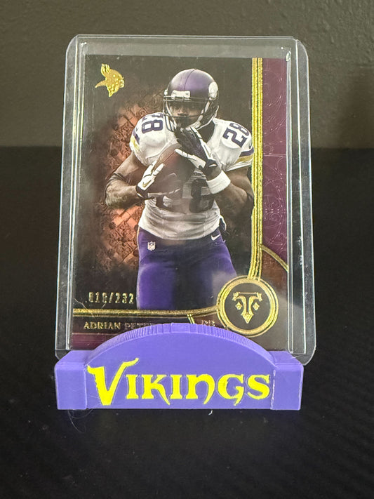 3D printed Minnesota Vikings card stand NFL