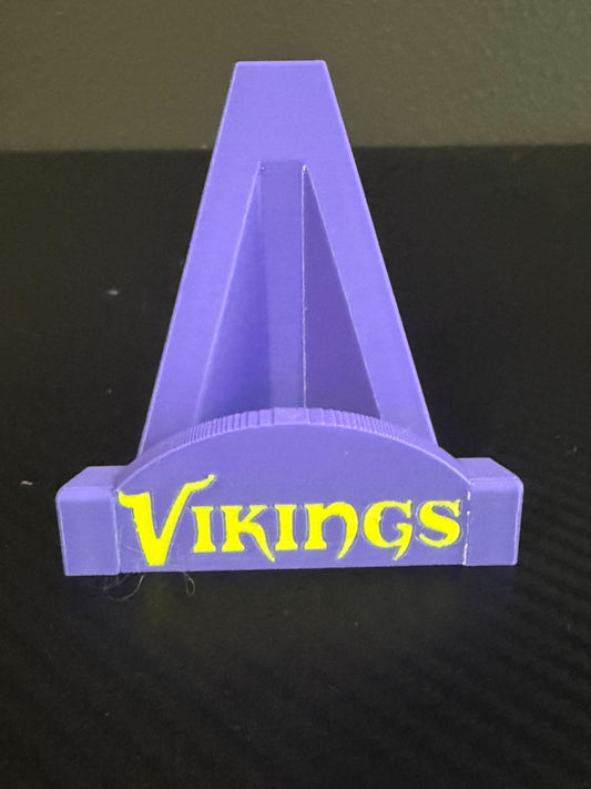 3D printed Minnesota Vikings card stand NFL