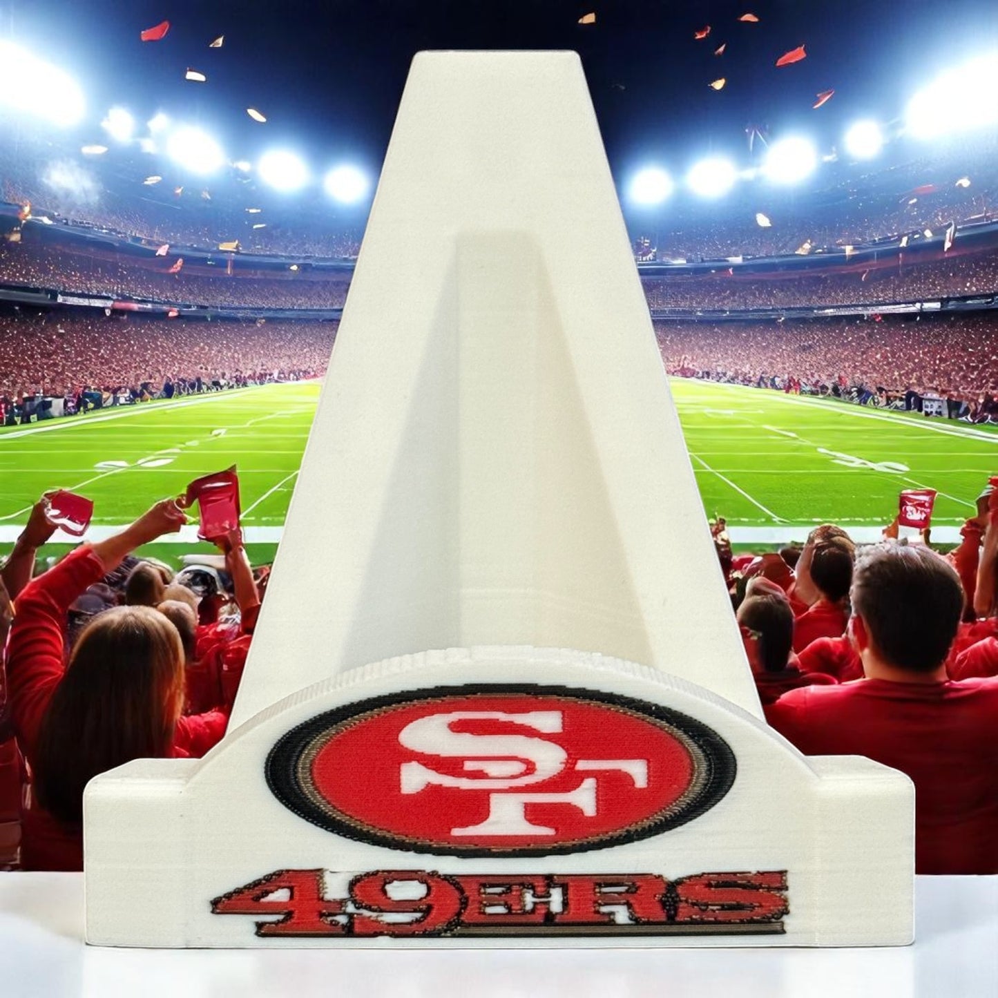 3D printed San Francisco 49ers card stand NFL