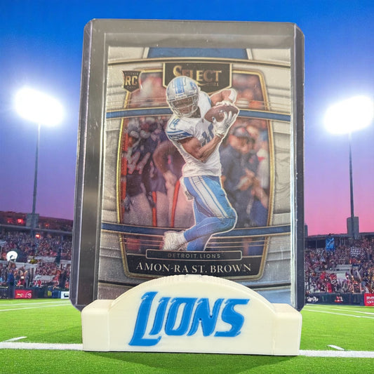 3D printed Detroit Lions card stand NFL