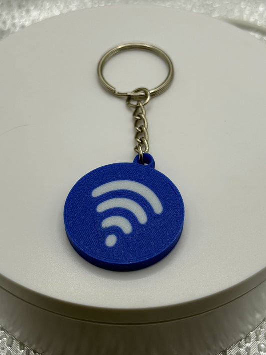 3D printed Facebook scannable keychain (NFC tag) - Help get followers easy!