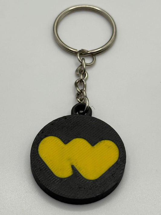 3D printed Whatnot scannable keychain (NFC tag) - Help get followers easy!