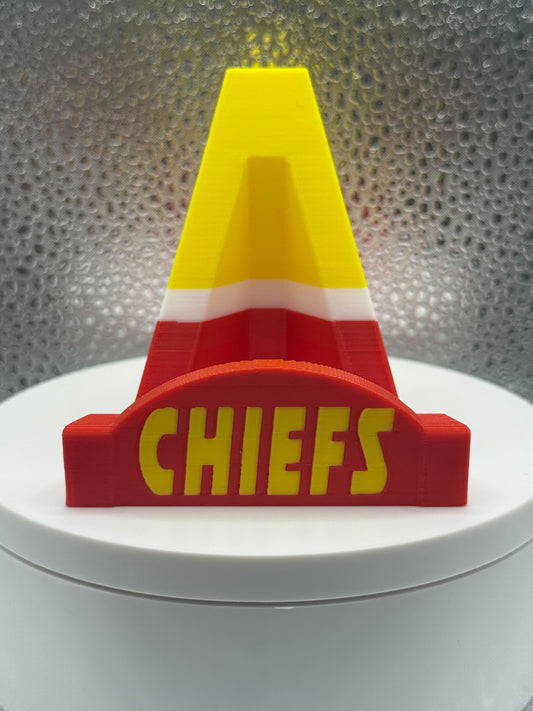 3D Printed Kansas City Chiefs Card Stand-Take this maHOMEs with you!
