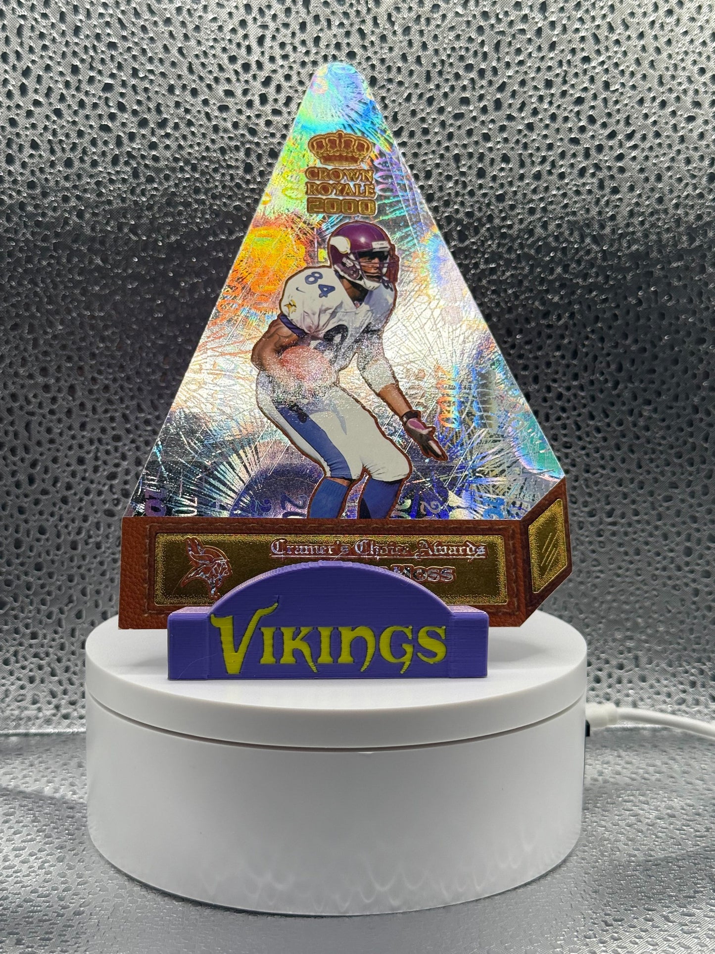 3D Printed Minnesota Vikings Card Stand- Get season ready!