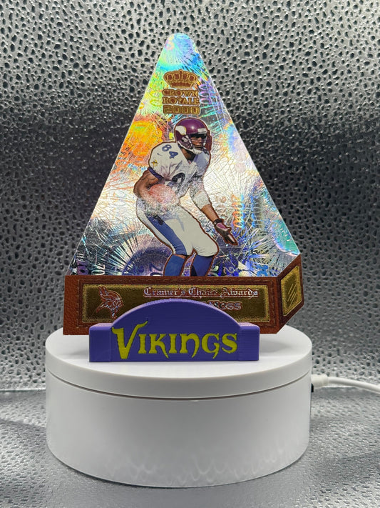 3D Printed Minnesota Vikings Card Stand- Get season ready!