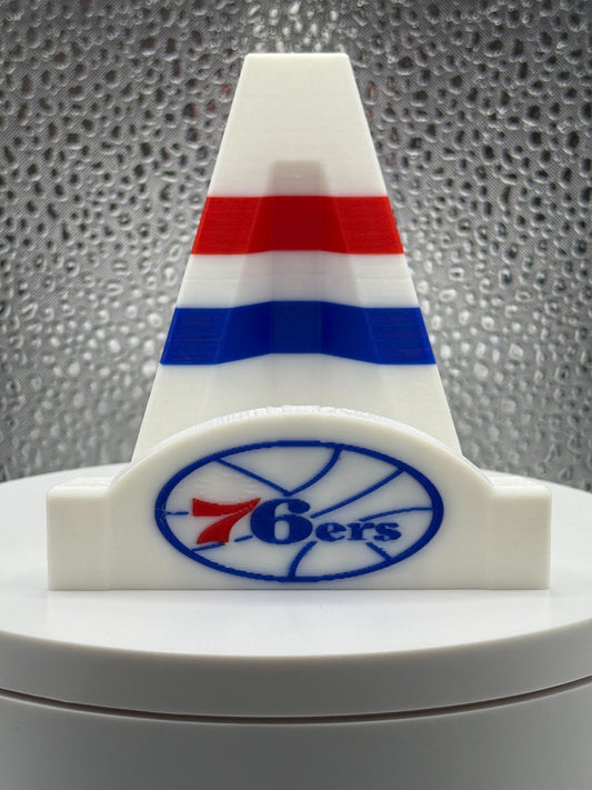 3D Printed 76ers Card Stand- Ready to be put court side!