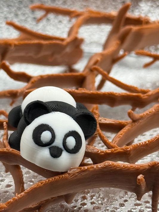 3D Printed Articulated Panda - So cute it causes panda-monium!