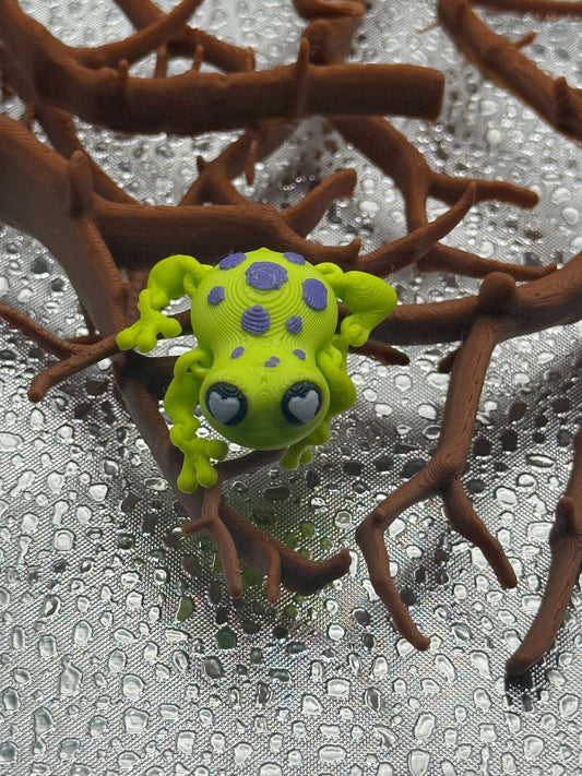 3D Printed  Articulated Infant Print-A-Pal Tree Frog - Toad-ally precious