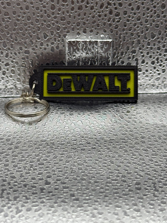 3D Printed DeWalt Keychain