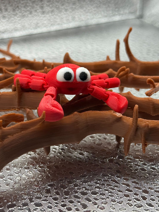 3D Printed Articulated Adult Print-A Pal Crab -To cute to pinch!