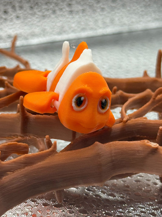 3D Printed Articulated Adult Print-A Pal Fish -Drift into the corals