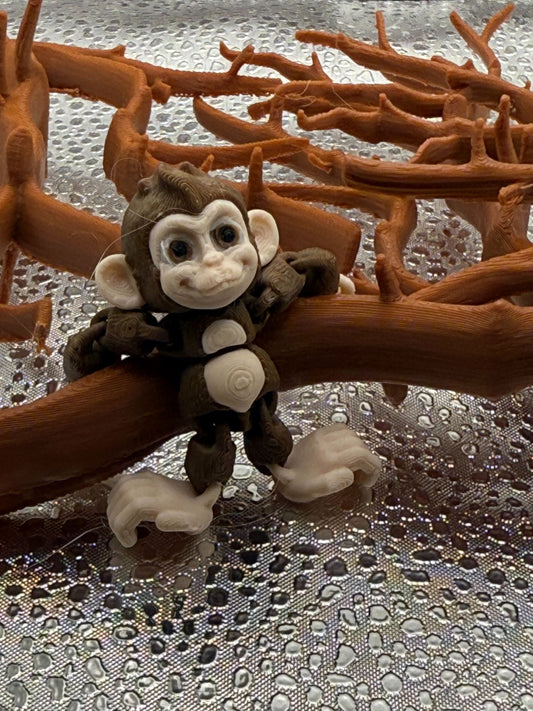 3D Printed Articulated Adult Print-A Pal Monkey -Go ahead, start monkeying around