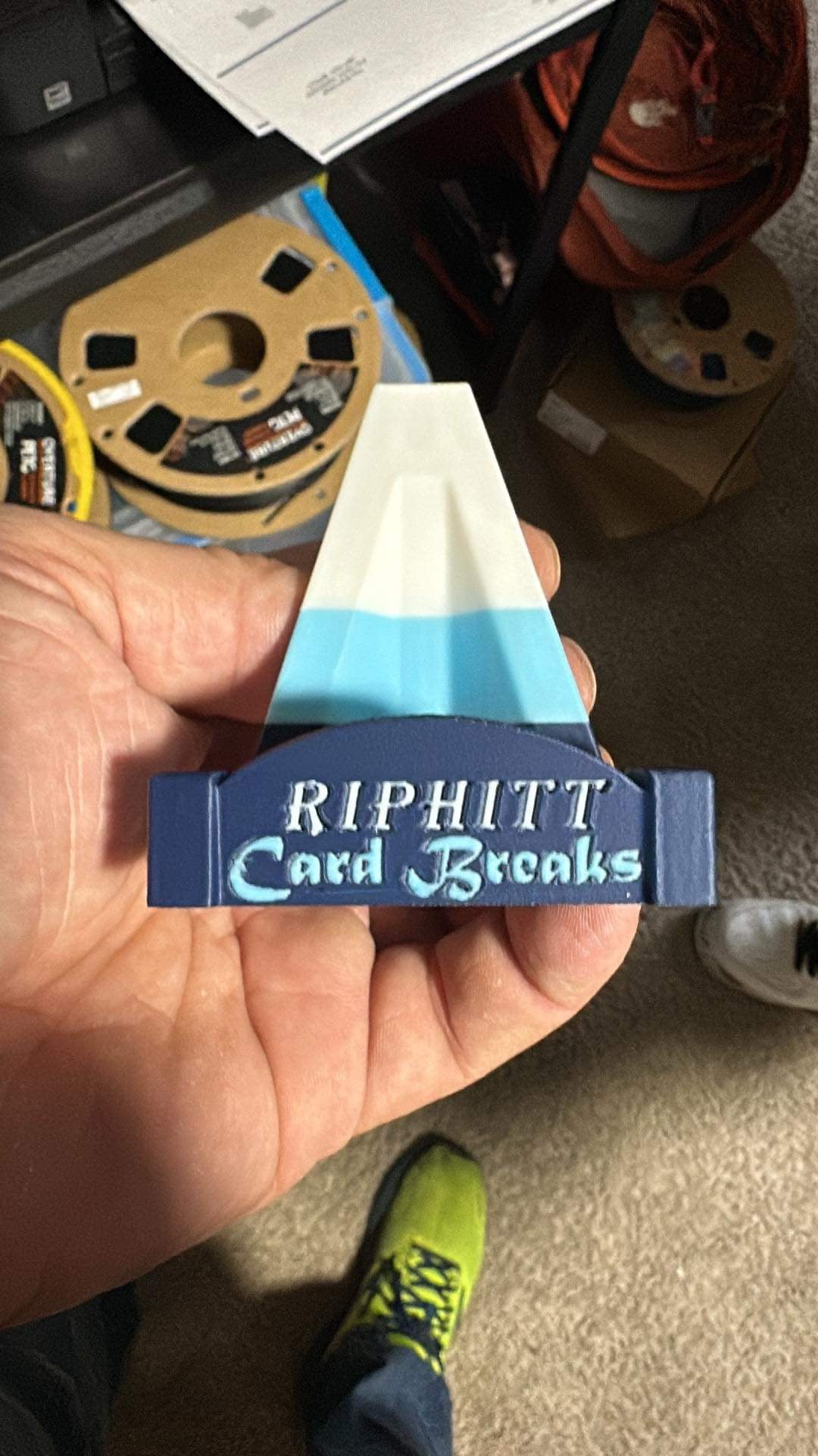 3D Printed Logo Card Stands- Help your business stand out!