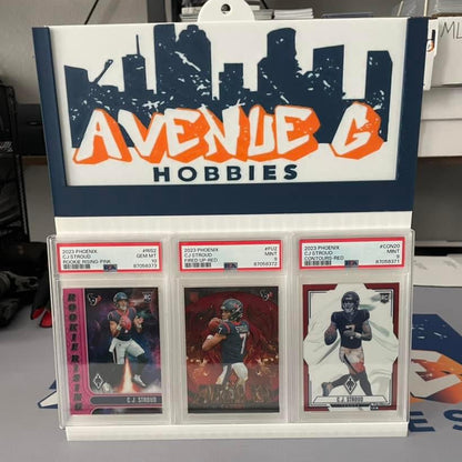 3D Printed Stadium Card Display System - Multiple Configurations