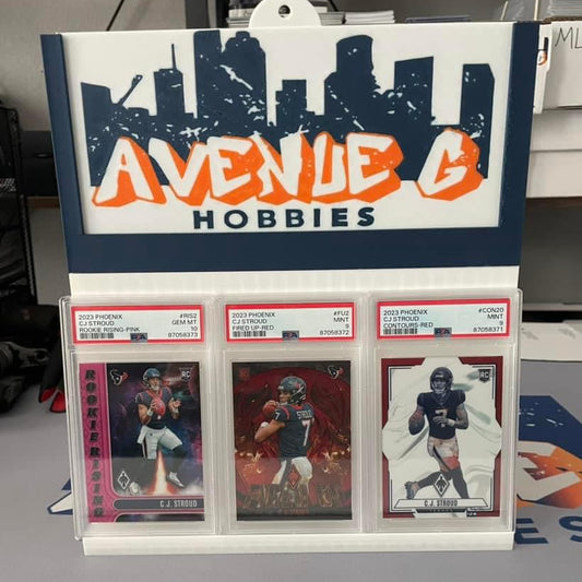 3D Printed Stadium Card Display System - Multiple Configurations