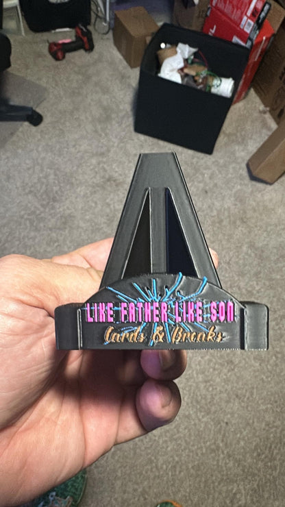 3D Printed Logo Card Stands- Help your business stand out!