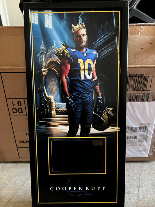 10 x 21 Framed Vinyl Card Display - Cooper Kupp