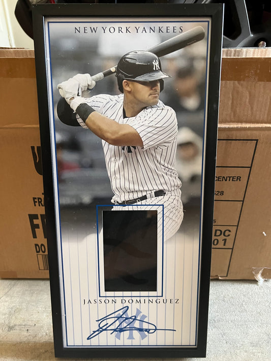 10 x 21 Framed Vinyl Card Display - Jasson Domínguez