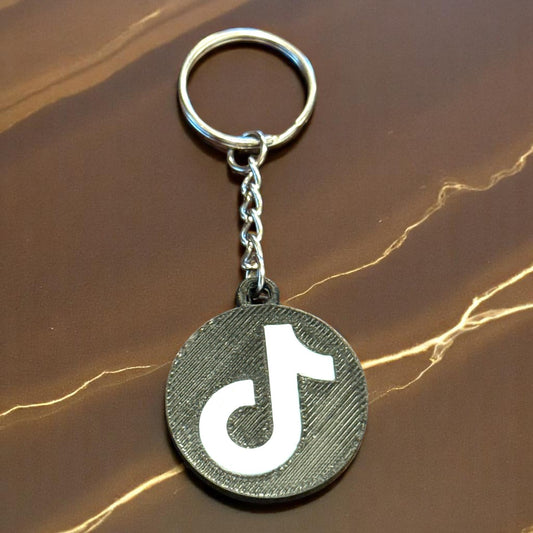 3D printed TicTok scannable keychain (NFC tag) - Help get followers easy!