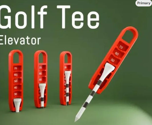 3D Printed Golf Tee Marker. Know exactly how deep you are placing your tee's ever time!