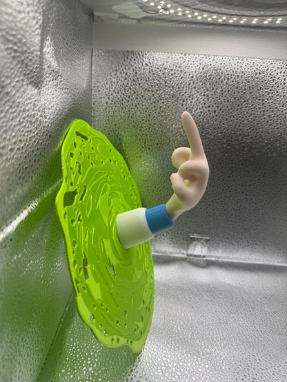 3D Printed Rick and Mort Inspired Wall Art
