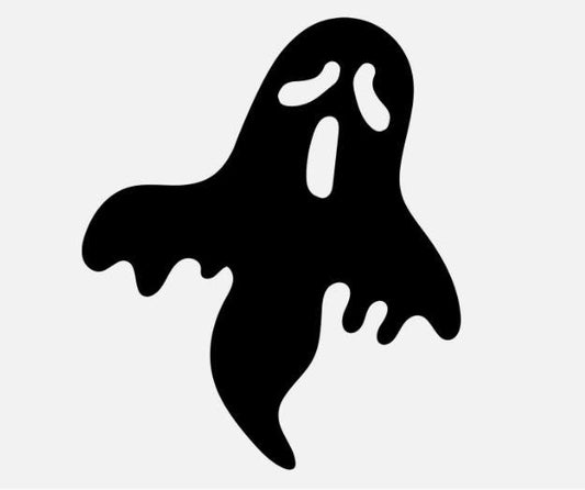 Vinyl Halloween Ghost Decal